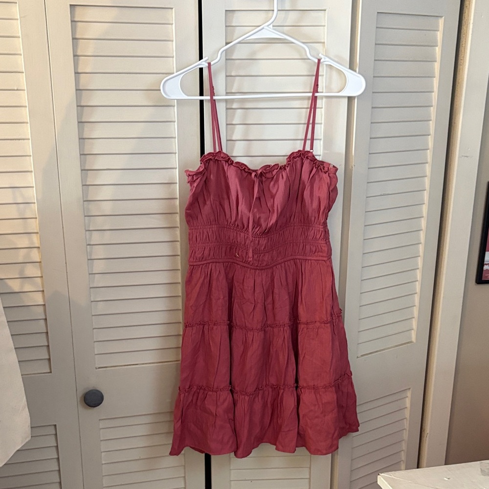 Trixxi Pink Ruffled Dress